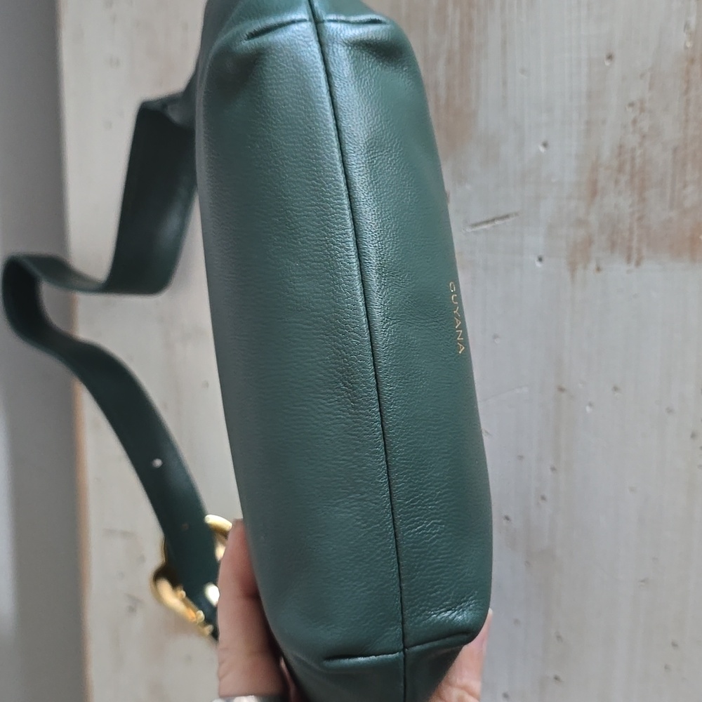 NWT Cuyana Mini Celestia Bag In Bottle Green - Picture 11 of 12